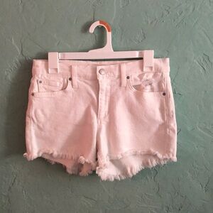 White Joe’s jeans the Ozzie, 4 inch cut off shorts